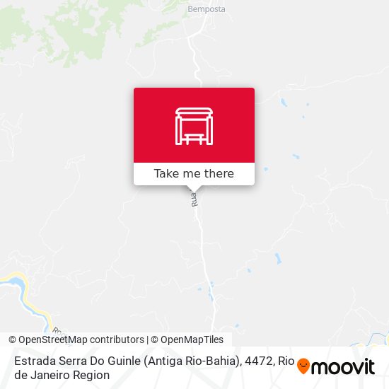 Estrada Serra Do Guinle (Antiga Rio-Bahia), 4472 map
