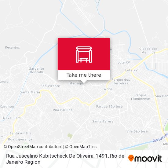 Rua Juscelino Kubitscheck De Oliveira, 1491 map