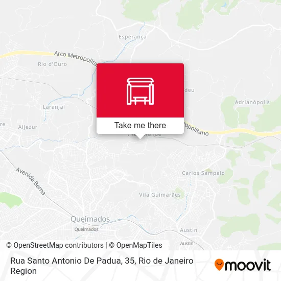 Rua Santo Antonio De Padua, 35 map