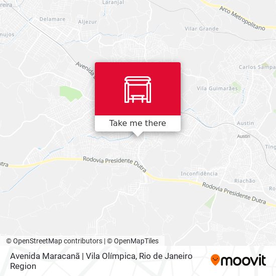 Avenida Maracanã | Vila Olímpica map