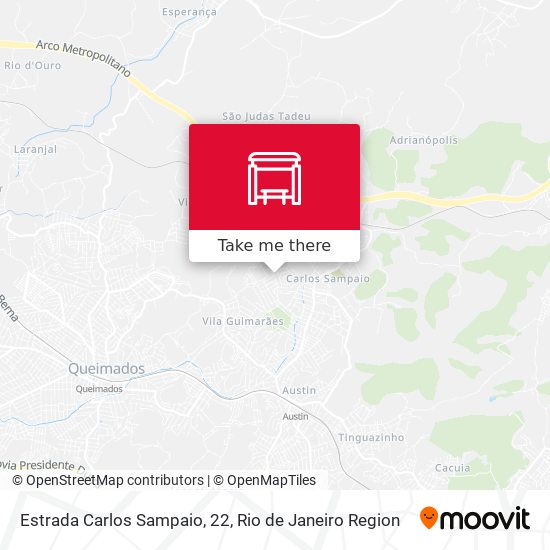 Estrada Carlos Sampaio, 22 map