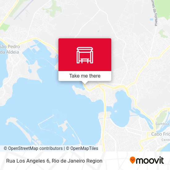 Rua Los Angeles 6 map