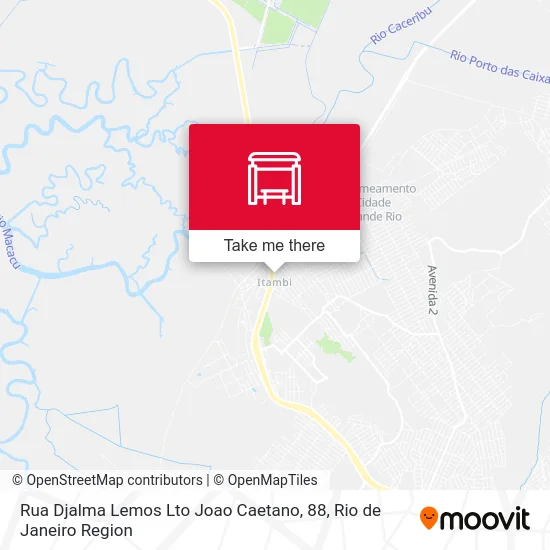 Rua Djalma Lemos Lto Joao Caetano, 88 map