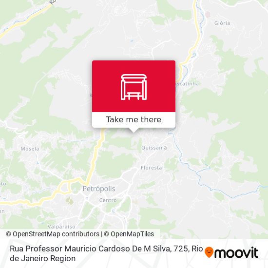 Rua Professor Mauricio Cardoso De M Silva, 725 map