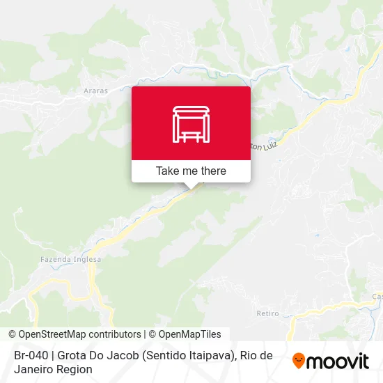 Br-040 | Grota Do Jacob (Sentido Itaipava) map