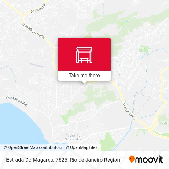 Estrada Do Magarça, 7625 map