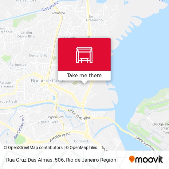 Rua Cruz Das Almas, 506 map