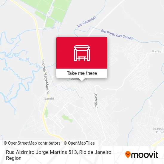 Rua Alzimiro Jorge Martins 513 map