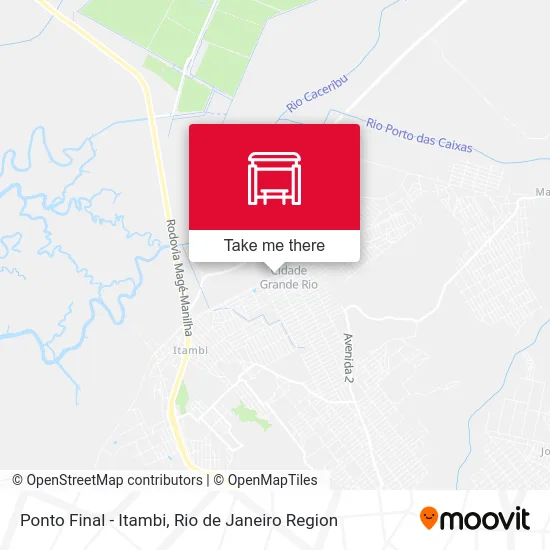 Ponto Final - Itambi map