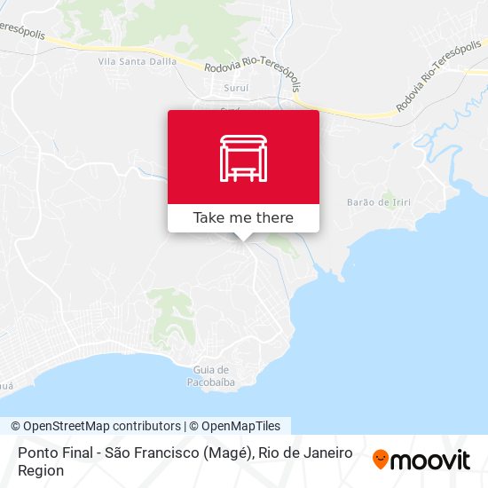 Ponto Final - São Francisco (Magé) map