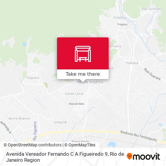 Mapa Avenida Vereador Fernando C A Figueiredo 9