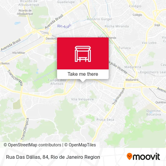 Rua Das Dálias, 84 map