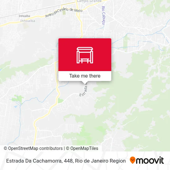 Estrada Da Cachamorra, 448 map