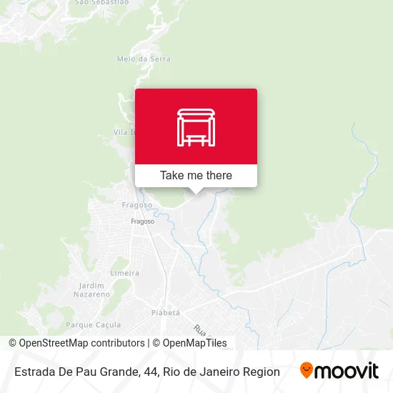 Estrada De Pau Grande, 44 map