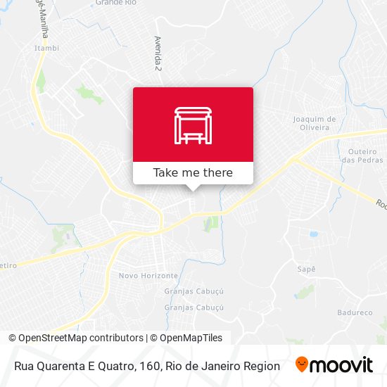Rua Quarenta E Quatro, 160 map