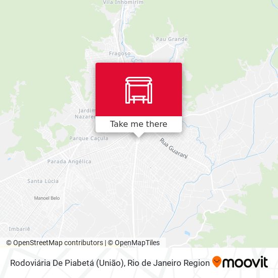 Rodoviária De Piabetá (União) map