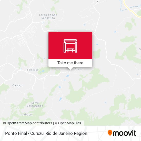 Ponto Final - Curuzu map