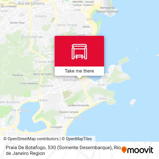 Praia De Botafogo, 530 (Somente Desembarque) map
