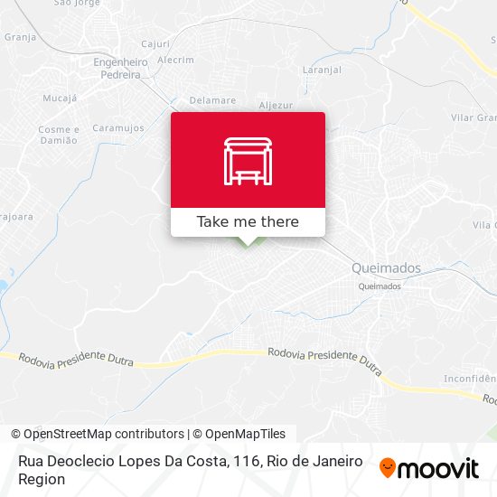 Rua Deoclecio Lopes Da Costa, 116 map