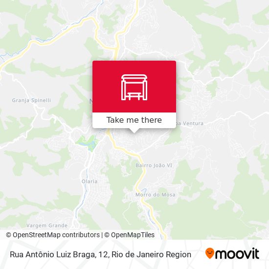 Rua Antônio Luiz Braga, 12 map