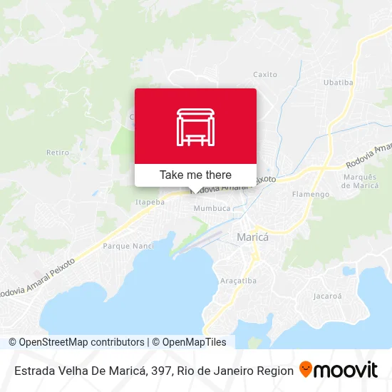 Estrada Velha De Maricá, 397 map