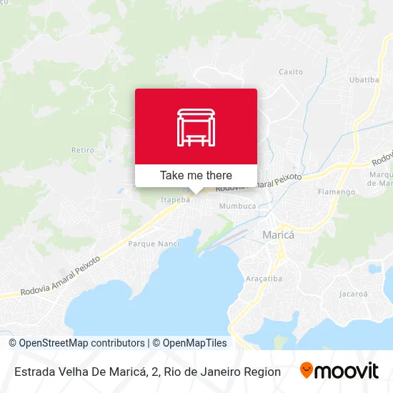 Estrada Velha De Maricá, 2 map