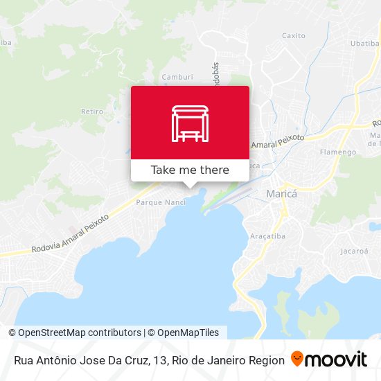 Rua Antônio Jose Da Cruz, 13 map
