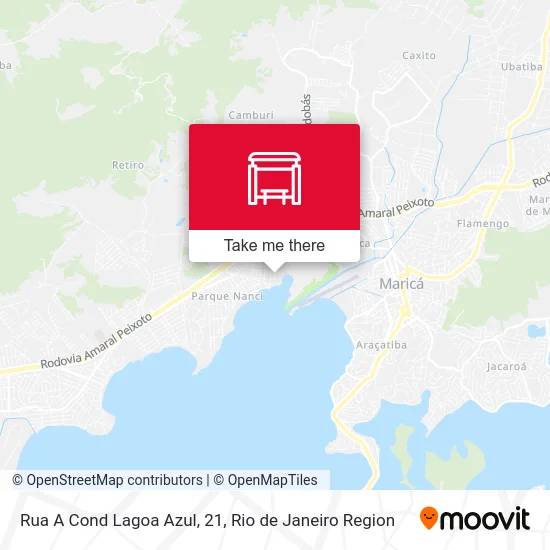 Rua A Cond Lagoa Azul, 21 map