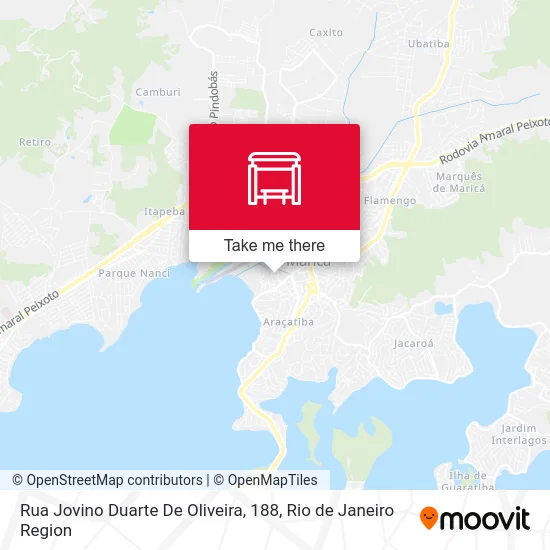 Rua Jovino Duarte De Oliveira, 188 map