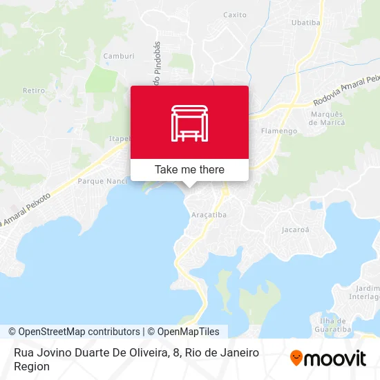 Rua Jovino Duarte De Oliveira, 8 map