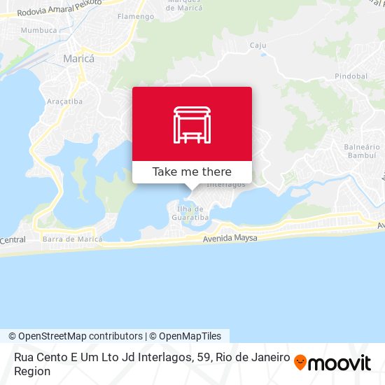 Rua Cento E Um Lto Jd Interlagos, 59 map