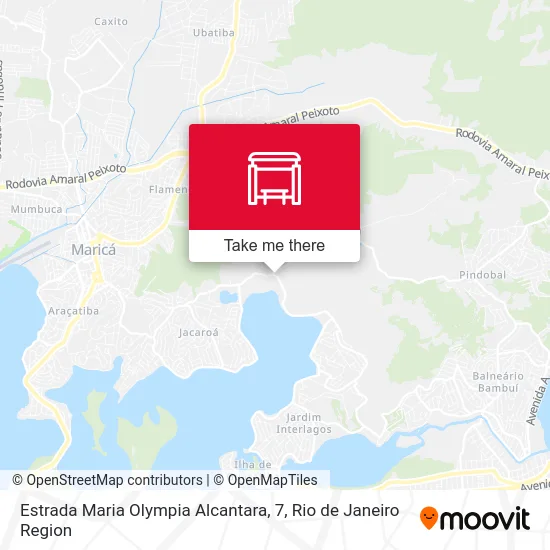 Estrada Maria Olympia Alcantara, 7 map