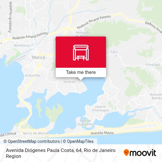 Avenida Diógenes Paula Costa, 64 map