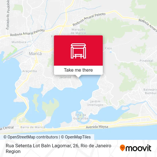 Rua Setenta Lot Baln Lagomar, 26 map