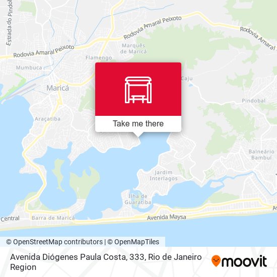 Mapa Avenida Diógenes Paula Costa, 333