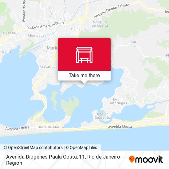 Mapa Avenida Diógenes Paula Costa, 11