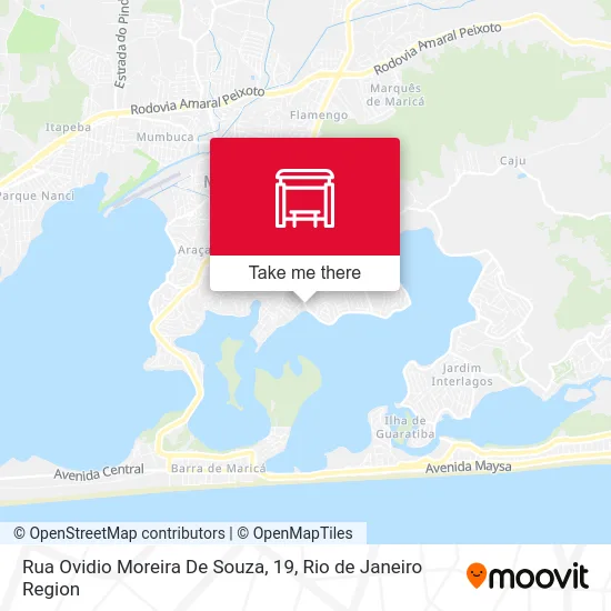 Rua Ovidio Moreira De Souza, 19 map