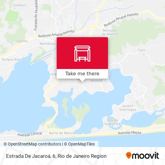 Estrada De Jacaroá, 6 map