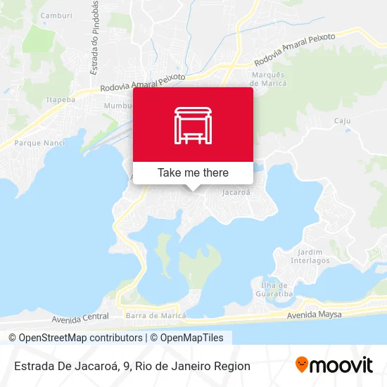 Estrada De Jacaroá, 9 map