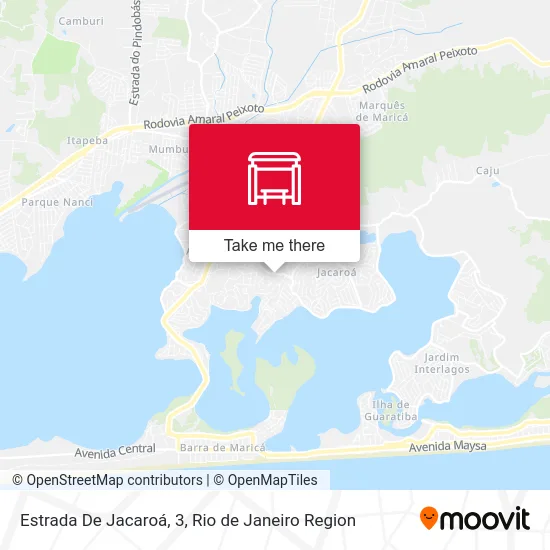 Estrada De Jacaroá, 3 map