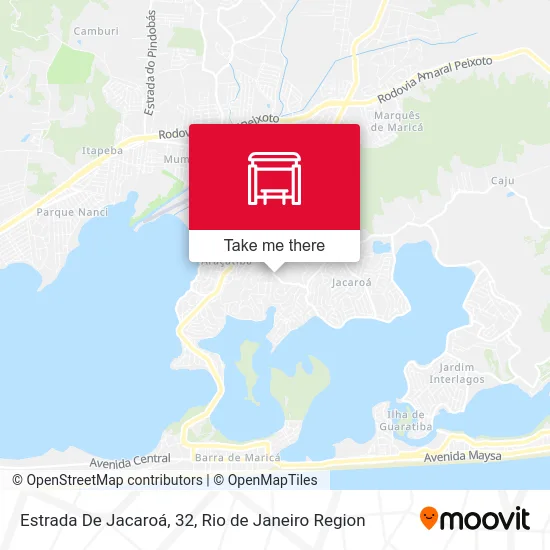 Estrada De Jacaroá, 32 map