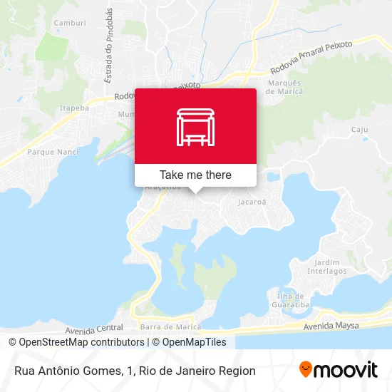 Rua Antônio Gomes, 1 map