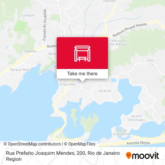 Rua Prefeito Joaquim Mendes, 200 map