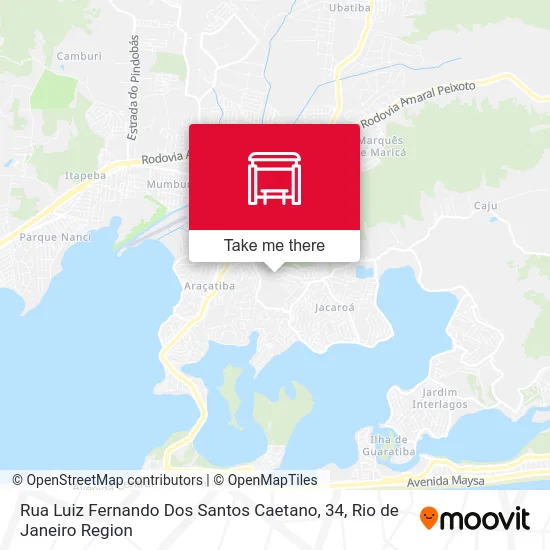 Rua Luiz Fernando Dos Santos Caetano, 34 map