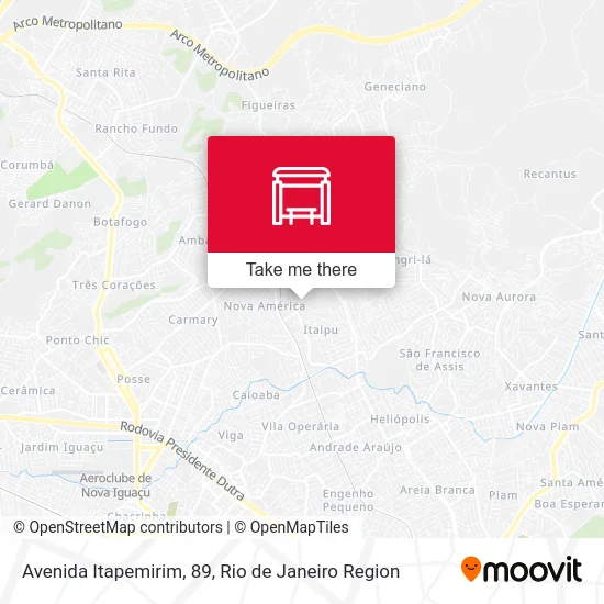 Avenida Itapemirim, 89 map