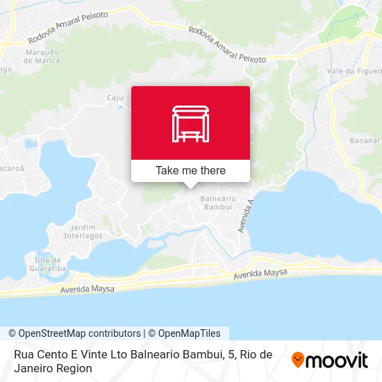 Rua Cento E Vinte Lto Balneario Bambui, 5 map