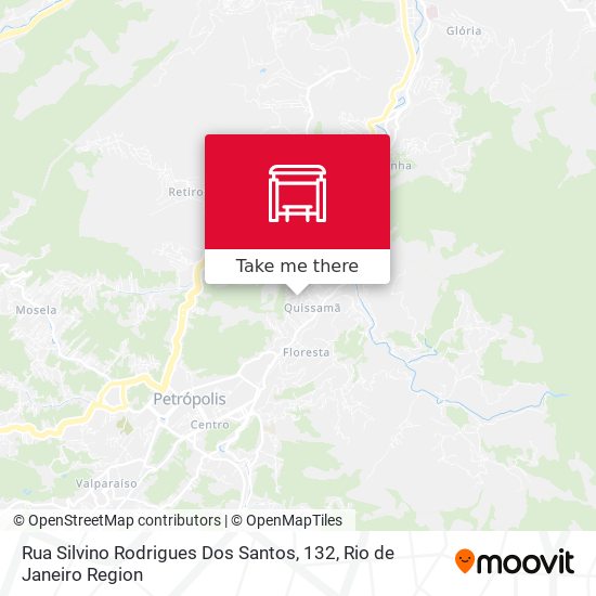 Rua Silvino Rodrigues Dos Santos, 132 map