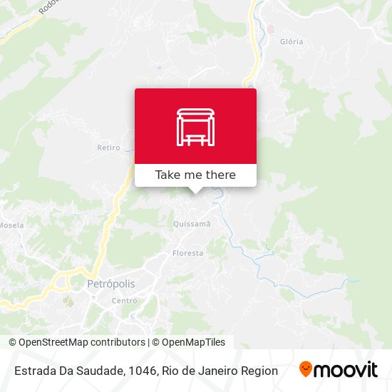 Estrada Da Saudade, 1046 map