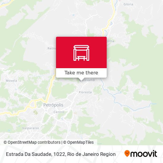 Estrada Da Saudade, 1022 map
