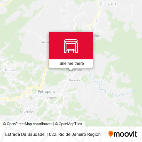 Estrada Da Saudade, 1022 map